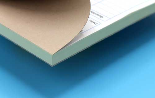 Gummed NCR Pad Illustration