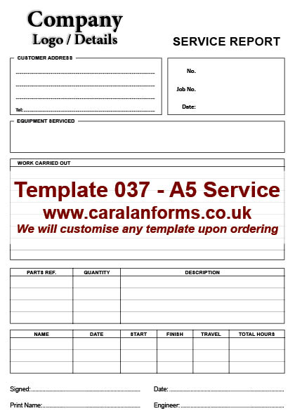 Service Report A5 037